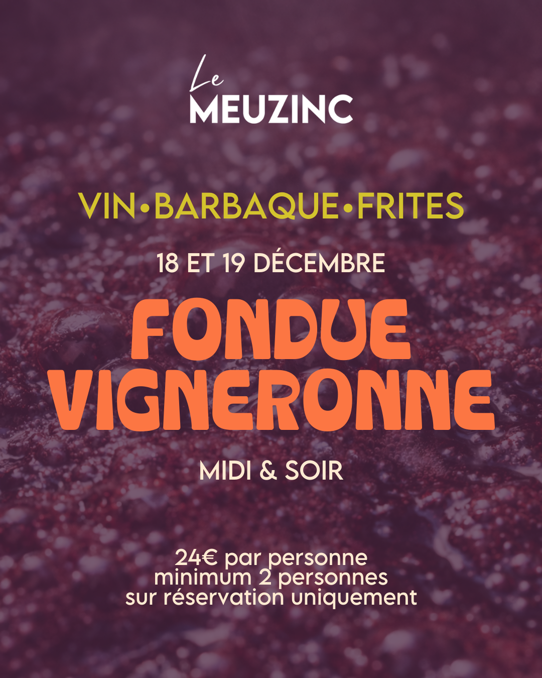 fondue vigneronne